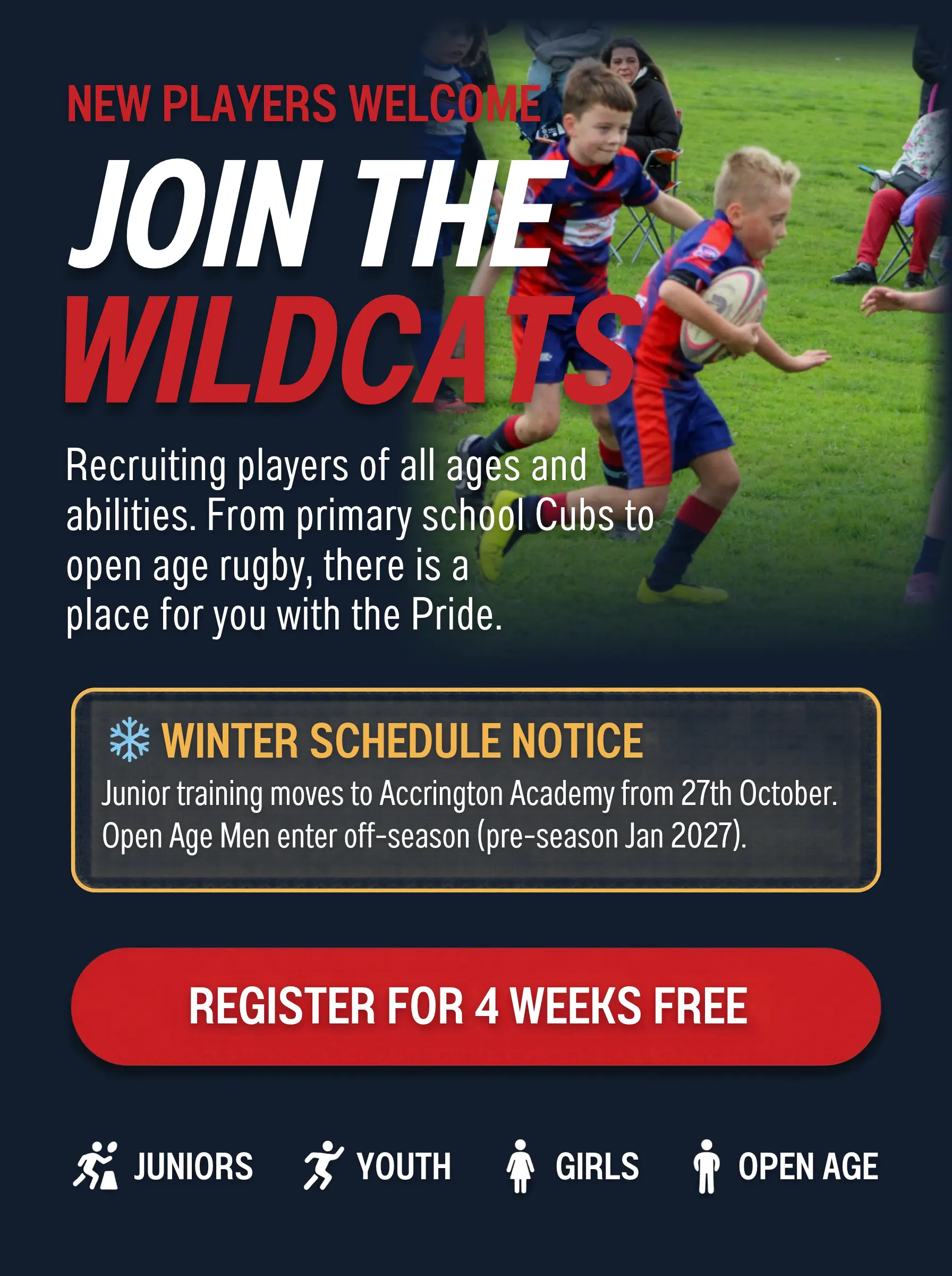 Join The Wildcats - Player Recruitment